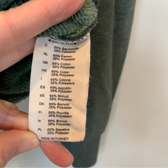 Naketano Green Hoodie Size S - Picture 11 of 12